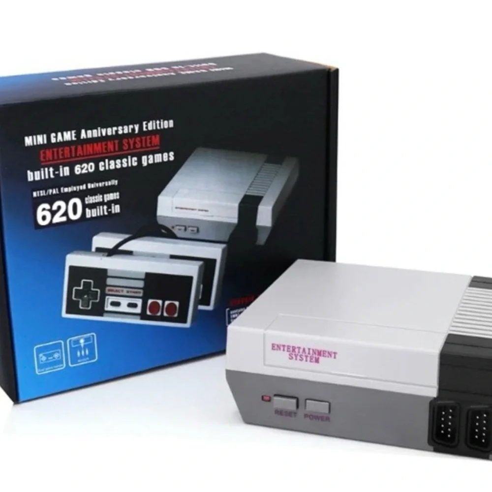 Retro Entertainment Console with 620 Games - Gray